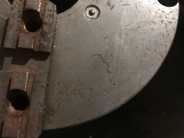 中古Scroll chuck 【3爪スクロールチャック】TC190F 小林鉄工所/Kobayashi