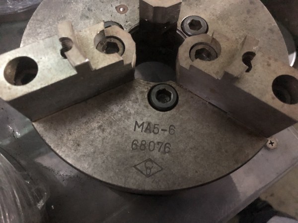 中古スクロールチャック 【3爪スクロールチャック】MA5-6 松本機械工業