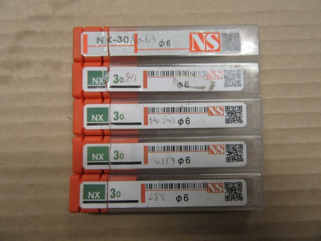 中古エンドミル 「リード30エンドミル」1セット5個 NS/日進工具