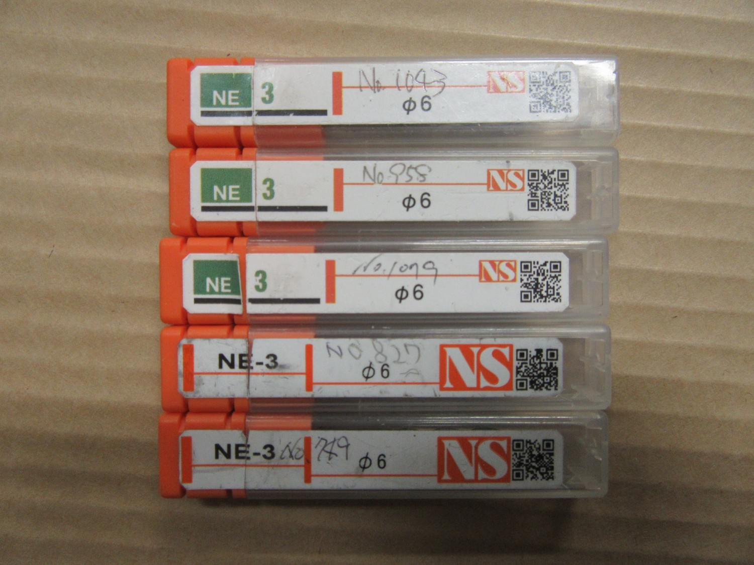 中古その他エンドミル 【エンドミル】NE-3　 φ6（５本） NS/日進工具