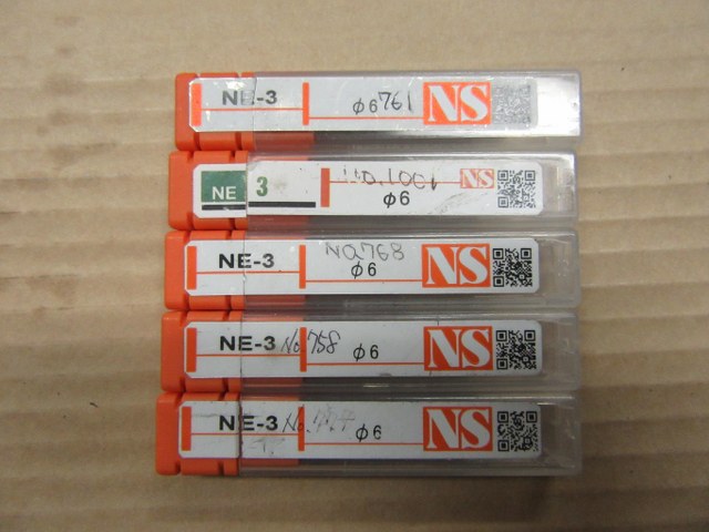 中古エンドミル 「パワーソリッドエンドミル」1セット5個 NS/日進工具