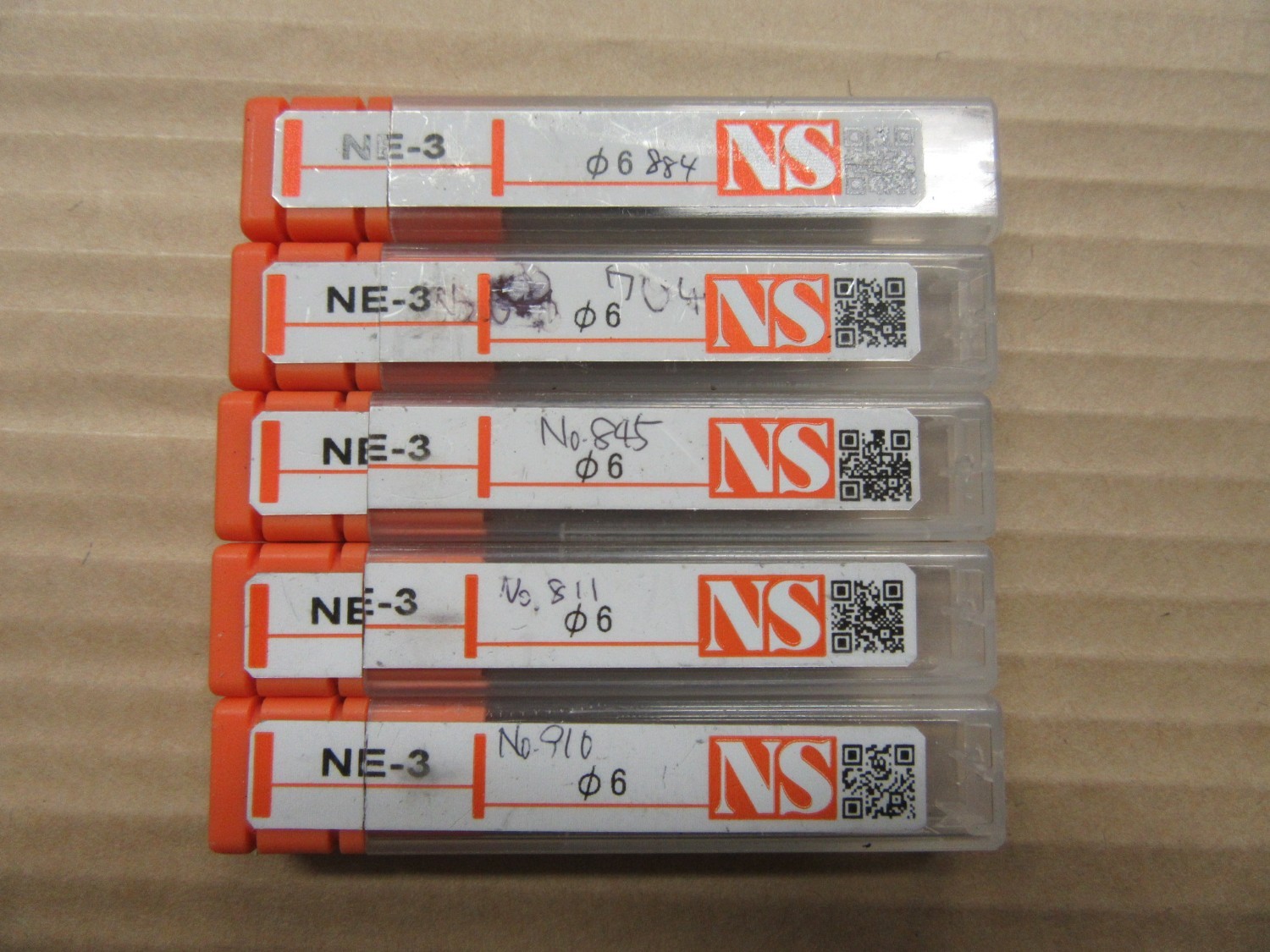 中古その他エンドミル パワーソリットエンドミルセット　NE-3　 φ6（５本） NS/日進工具