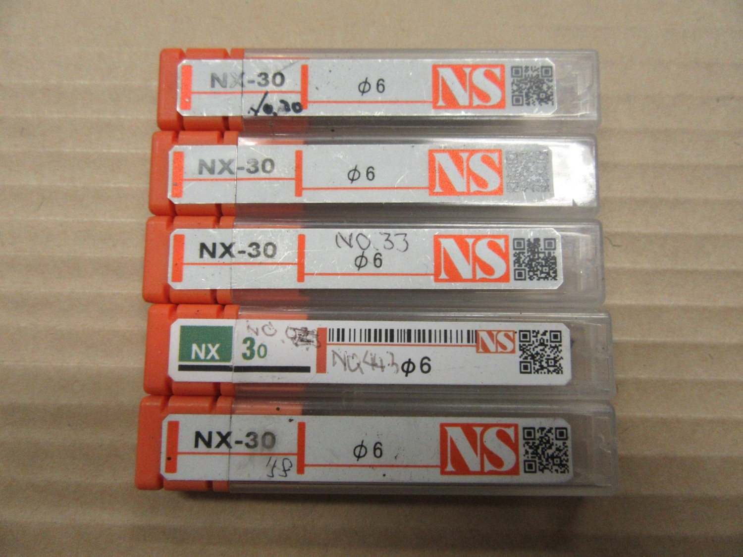 中古その他エンドミル リードエンドミル  NX-30 φ6（５本）　 NS/日進工具