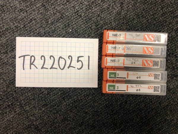 中古エンドミル 「パワーソリッドエンドミル」1セット5個　 NS/日進工具