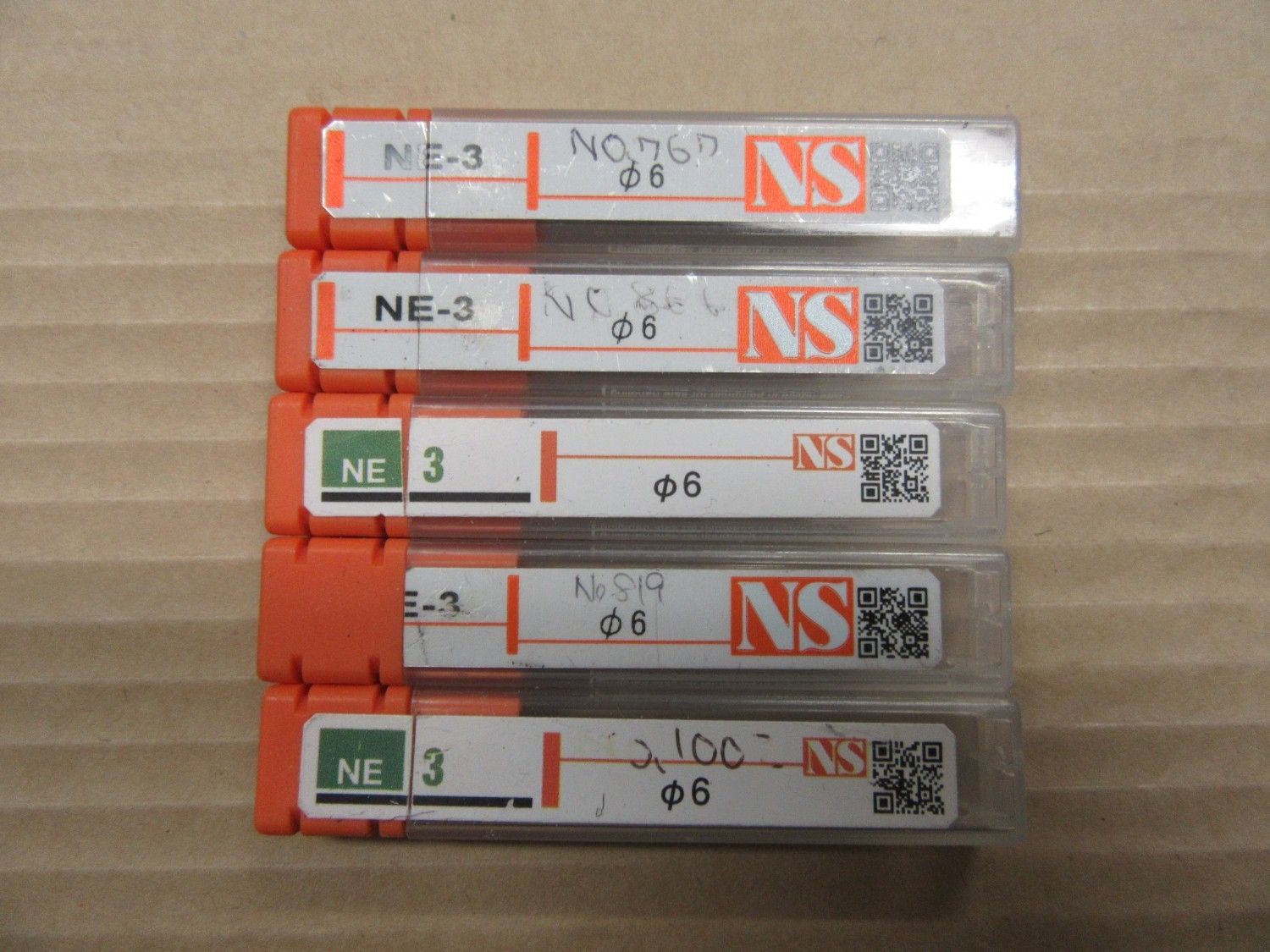 中古その他エンドミル パワーソリットエンドミルセット　NE-3　 φ6（５本） NS/日進工具