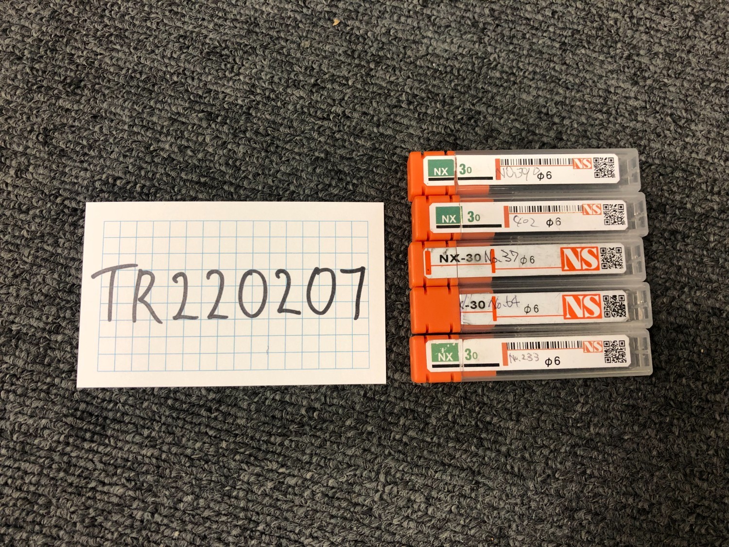 中古Other end mill リードエンドミル  NX-30 φ6（５本）　 NS/日進工具