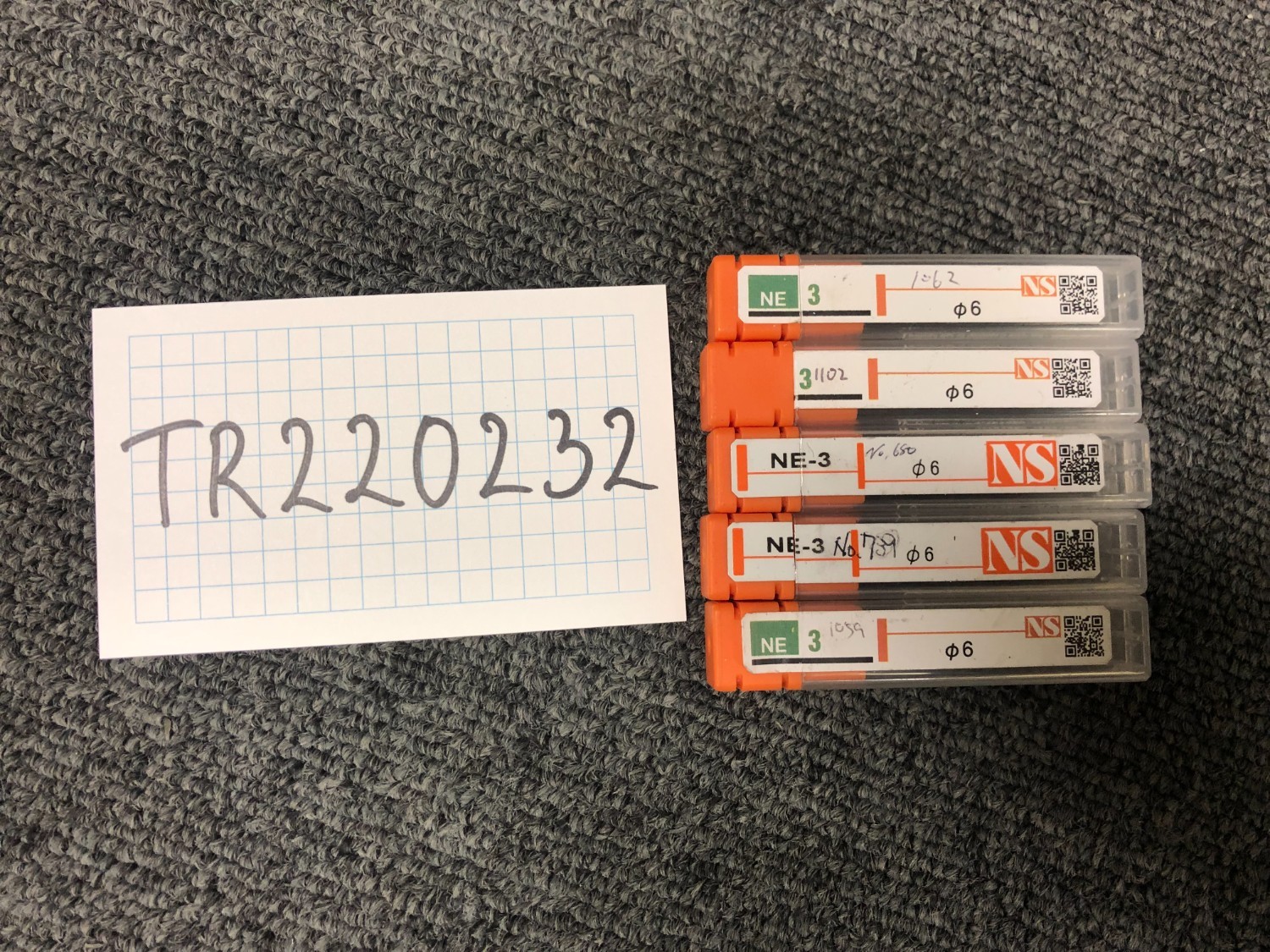 中古その他エンドミル 【パワーソリッドエンドミル】NE-3(φ6) NS/日進工具