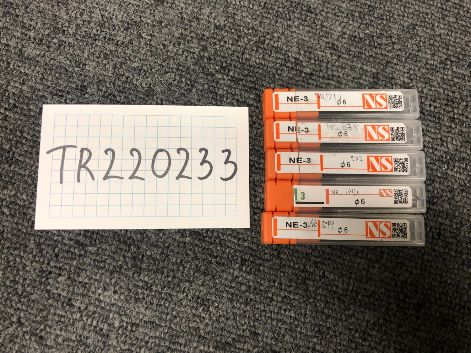 中古Other end mill 【パワーソリッドエンドミル】NE-3(φ6) NS/日進工具