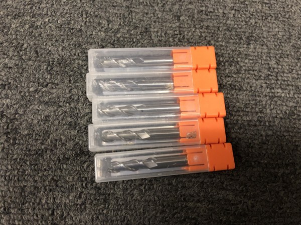 中古エンドミル(スクエア) 【アルミ専用エンドミル】AL3D2（5本）φ6 NS/日進工具