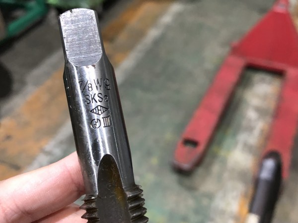 中古タップ 「ハンドタップ」7/8W9 (SKS2) OSG オーエスジー