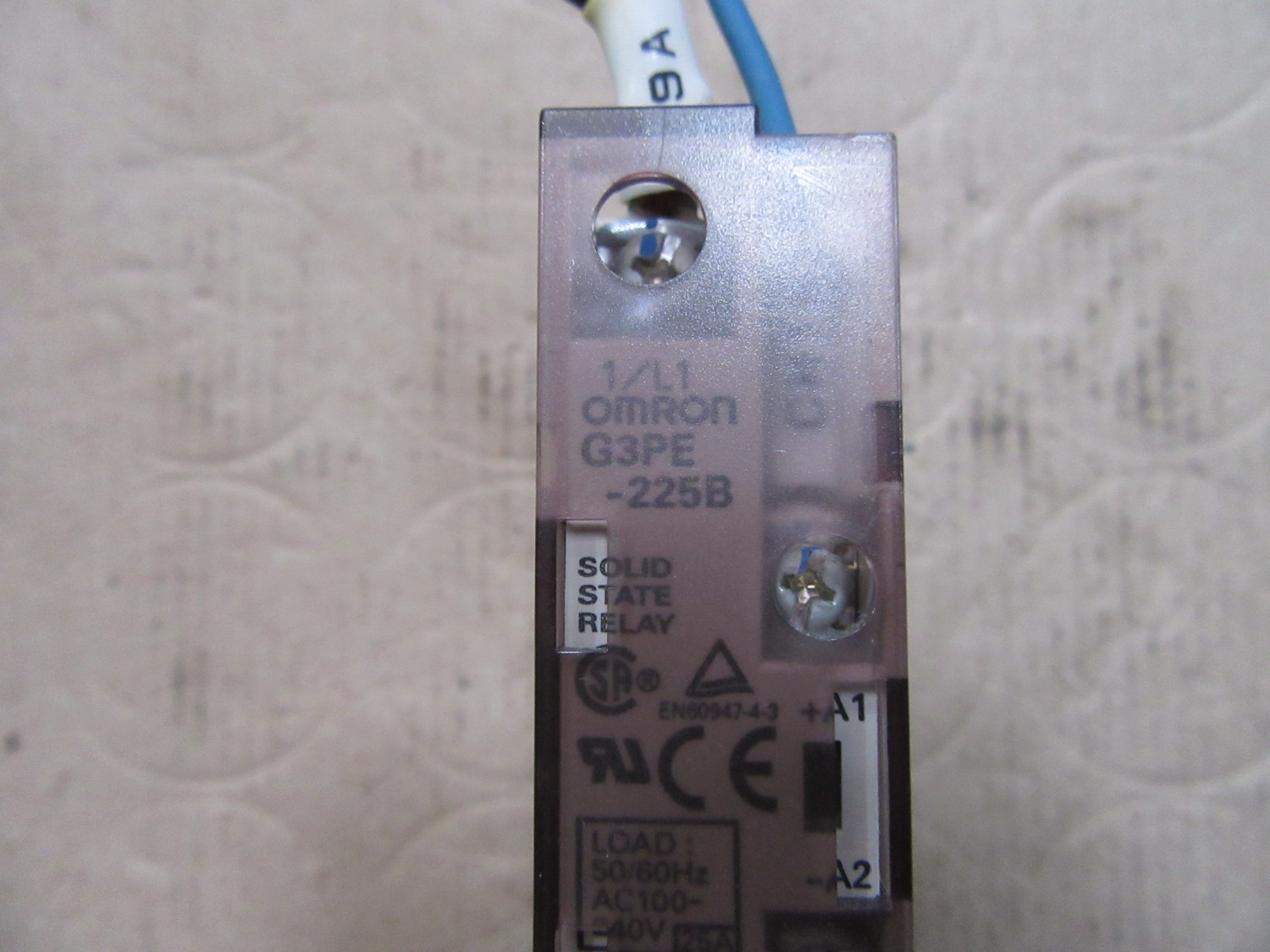 中古その他 ヒータ用ソリッドステート・リレーG3PE-225B  オムロン