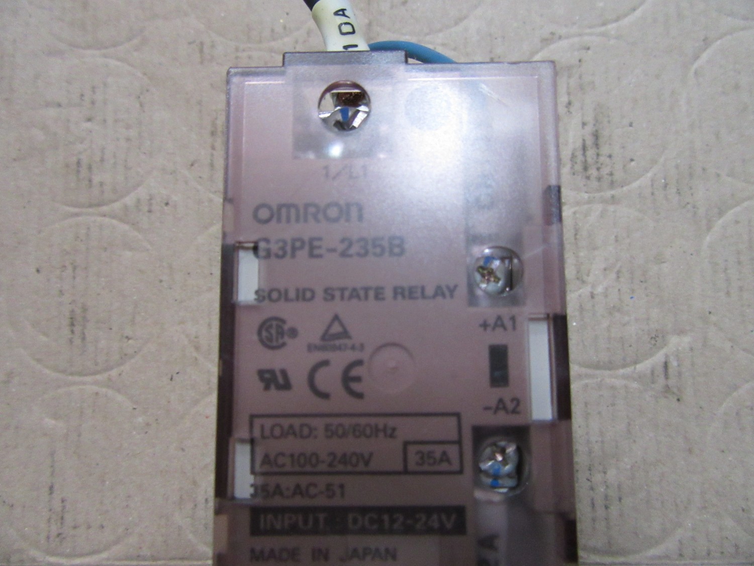中古Other ヒータ用ソリッドステート・リレー OMRON