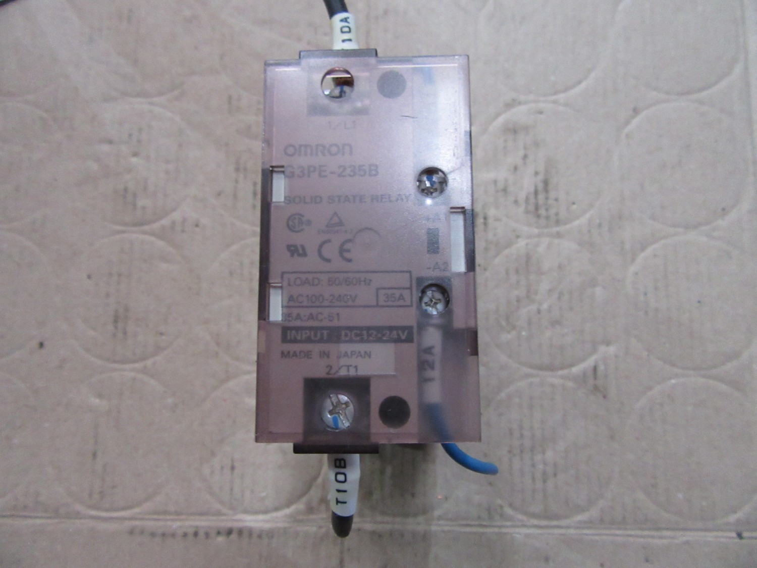 中古その他 【ヒータ用ソリッドステート】  G3PE-235B  35A:AC-51  オムロン/OMRON