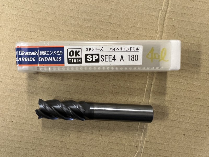 中古エンドミル(スクエア) 【ハイヘリエンドミル】SP SEE4A 岡崎精工/Okazaki seiko