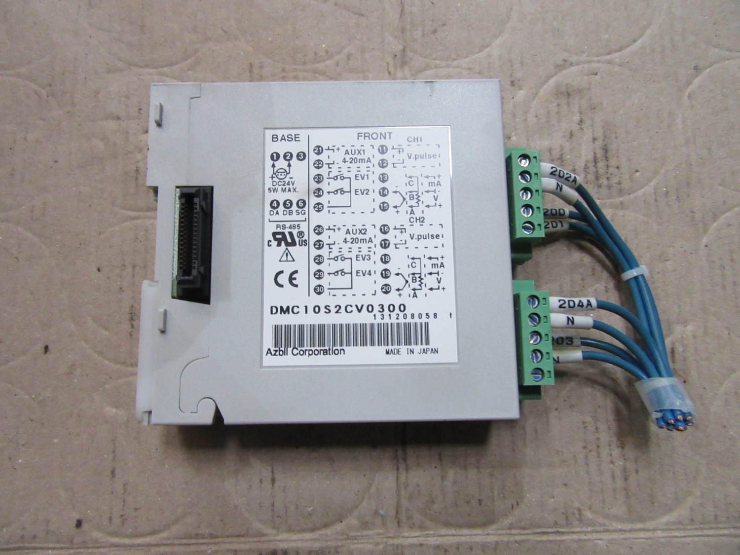 中古その他 【モジュール形調節計】 DMC 10S2CV0300  アズビル株式会社/YAMATAKE