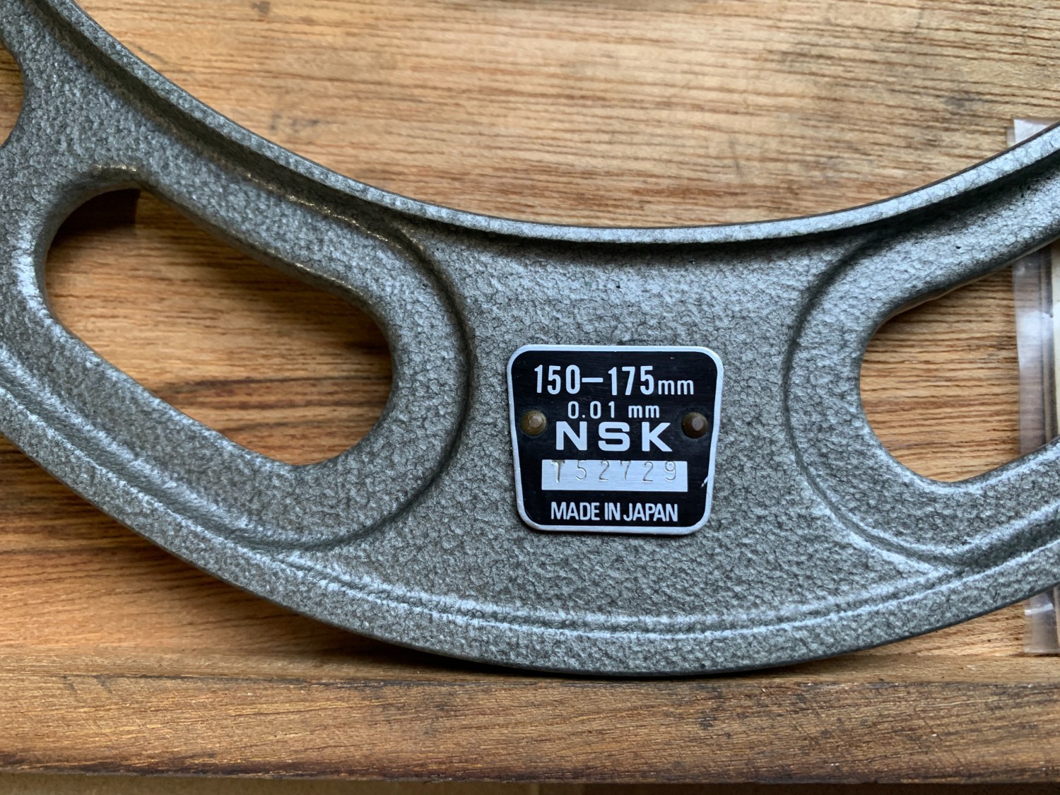 中古Special deals・Set etc 【外側マイクロメーター】　測定範囲：150-175mm NSK/日本精工