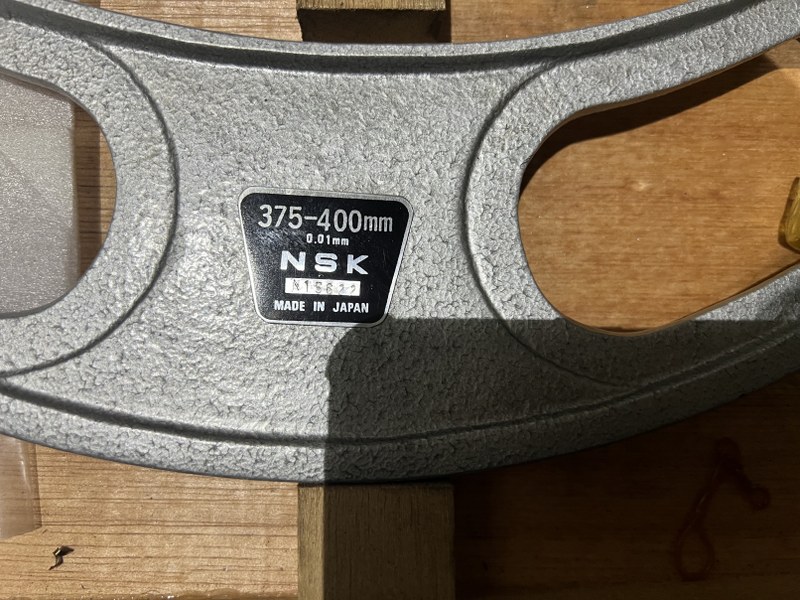 中古外側マイクロメーター 【外側マイクロメーター】375~400mm NSK/日本精工