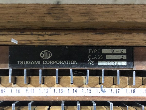 中古その他ゲージ [ブロックゲージ]TYPE B-2（Class 1） ツガミ/TSUGAMI 