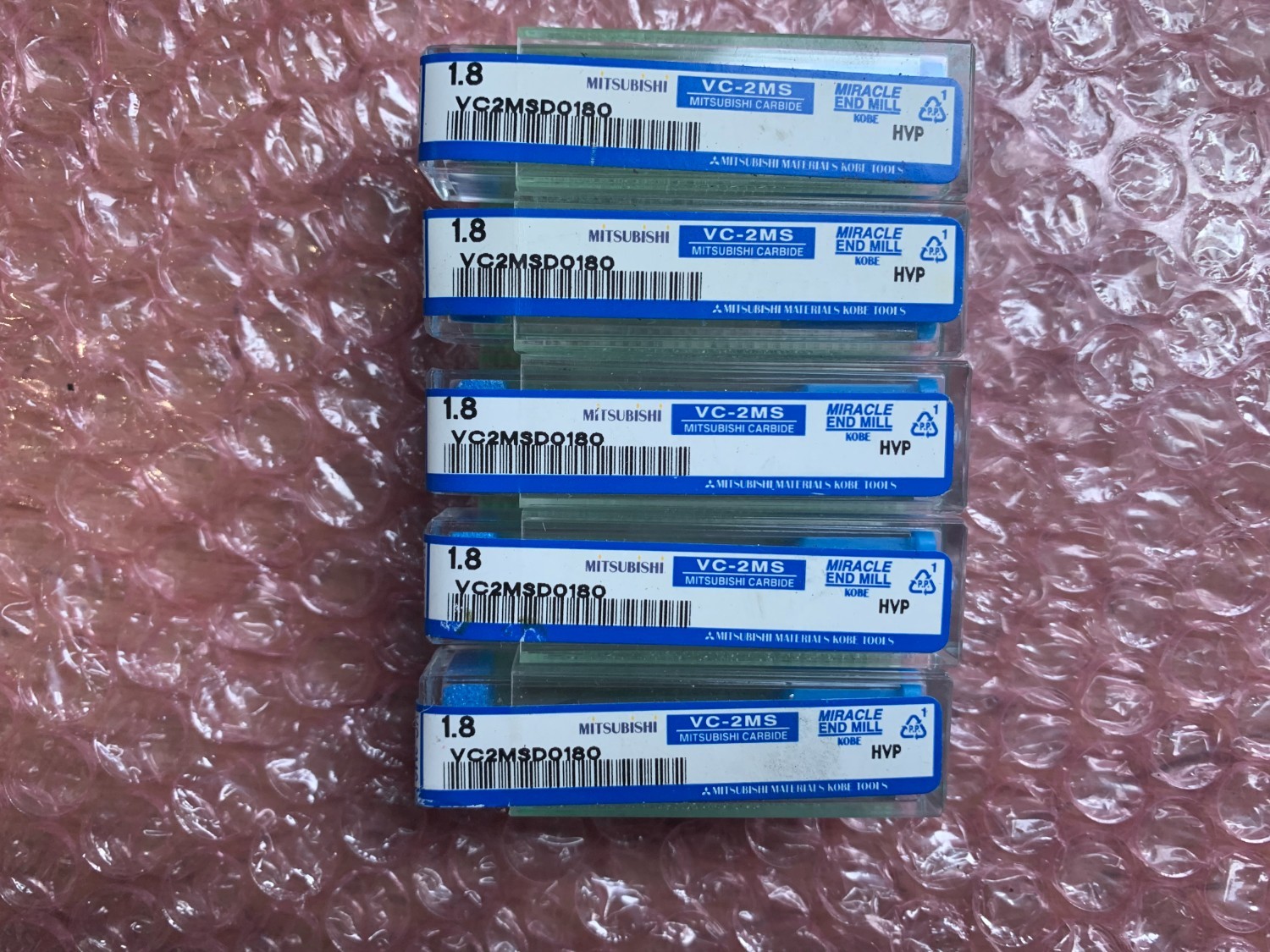 中古Other end mill 【エンドミルセット】  VC2MSD0180 セット5個  三菱/MITSUBISHI