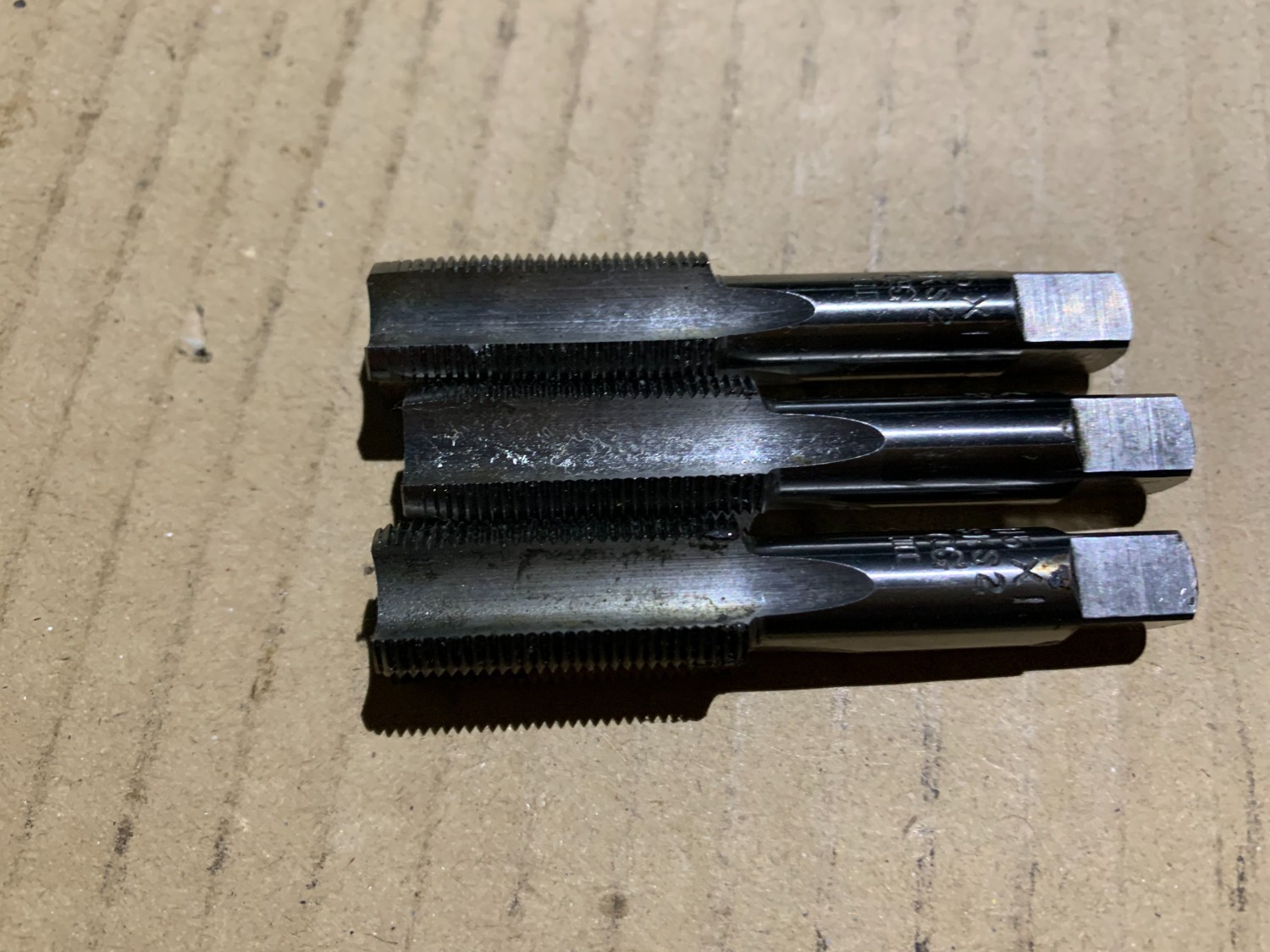 中古Tap  【ハンドタップ】（3本）M5x1 (SKS2) OSG オーエスジー
