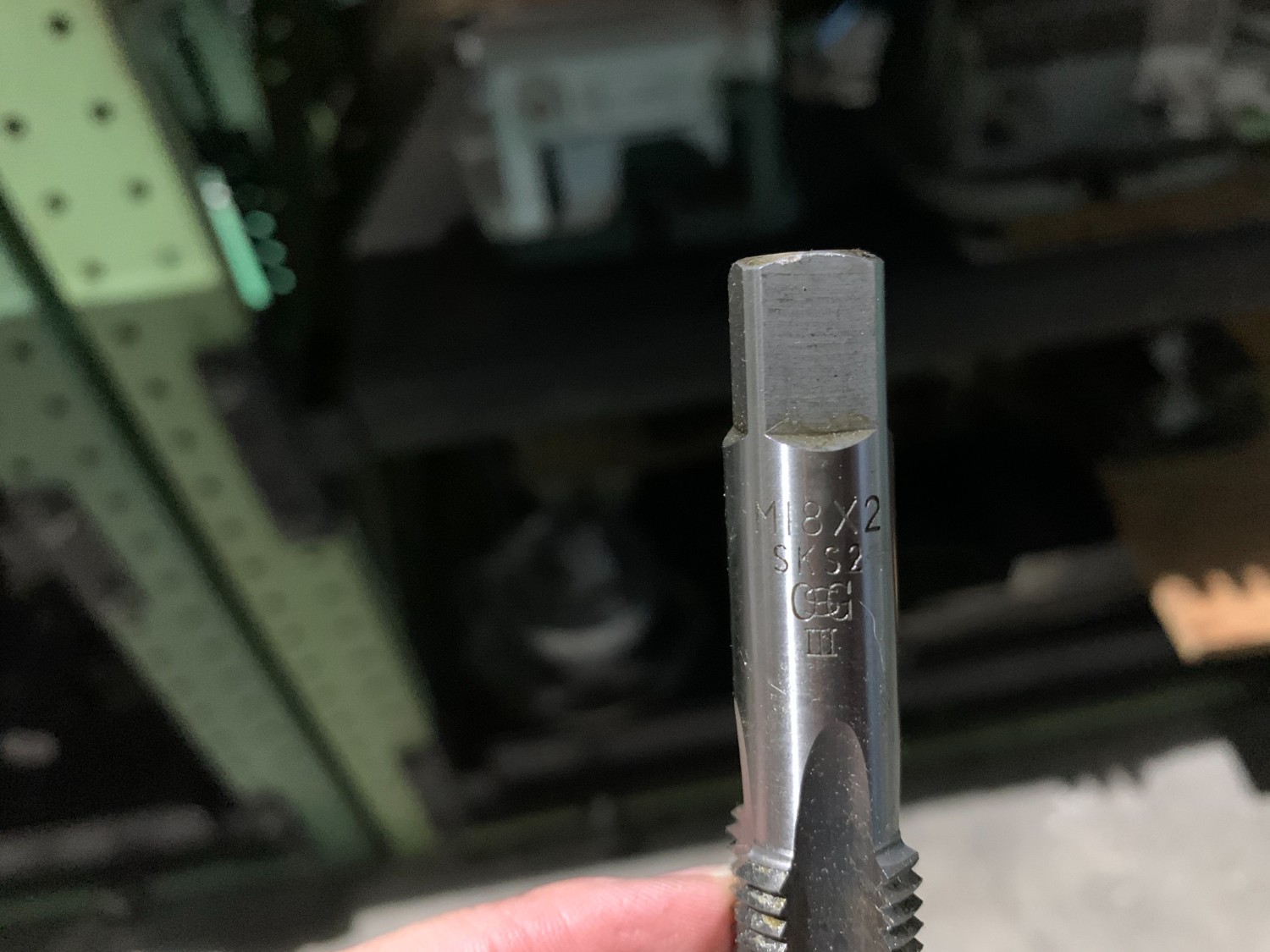中古Tap 【ハンドタップ】（3本）M18x2 (SKS2) OSG オーエスジー