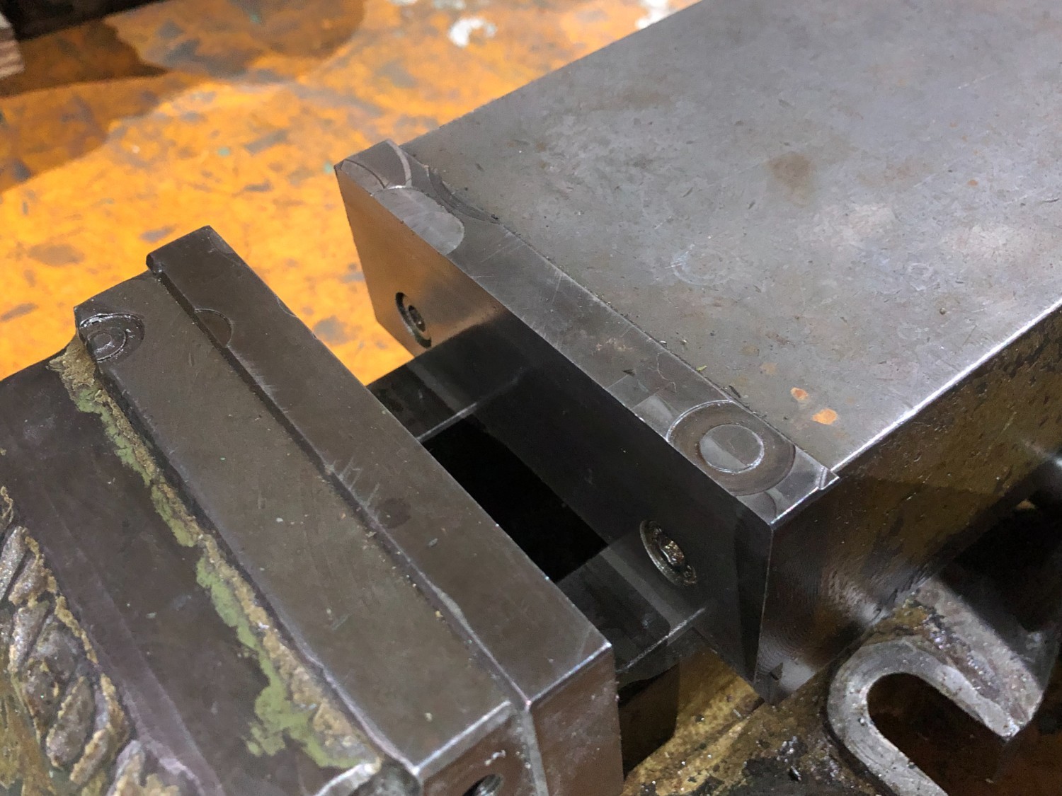 中古Hydraulic vise 油圧バイス TAKEDA