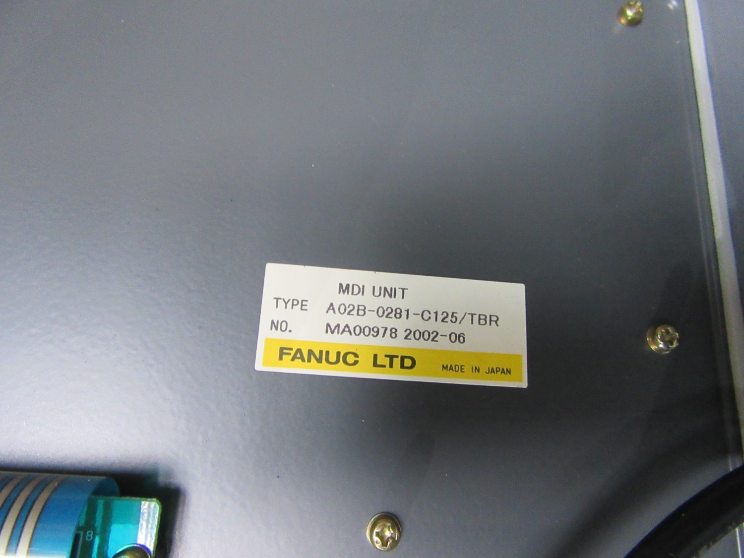 中古その他 【モニター】 A02B-0281-C125/TBR +  A02B-0281-C071(F18)   FANUC/ファナック