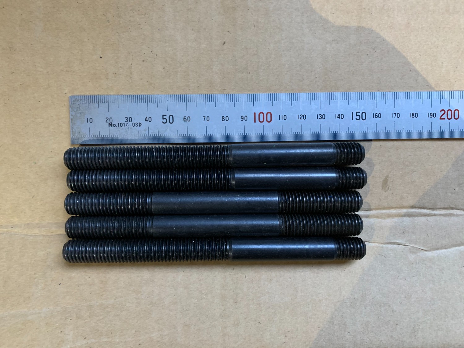 中古Other 【スタッドボルトセット】5本　長さ150mm　 ねじ径12m/m  ERON