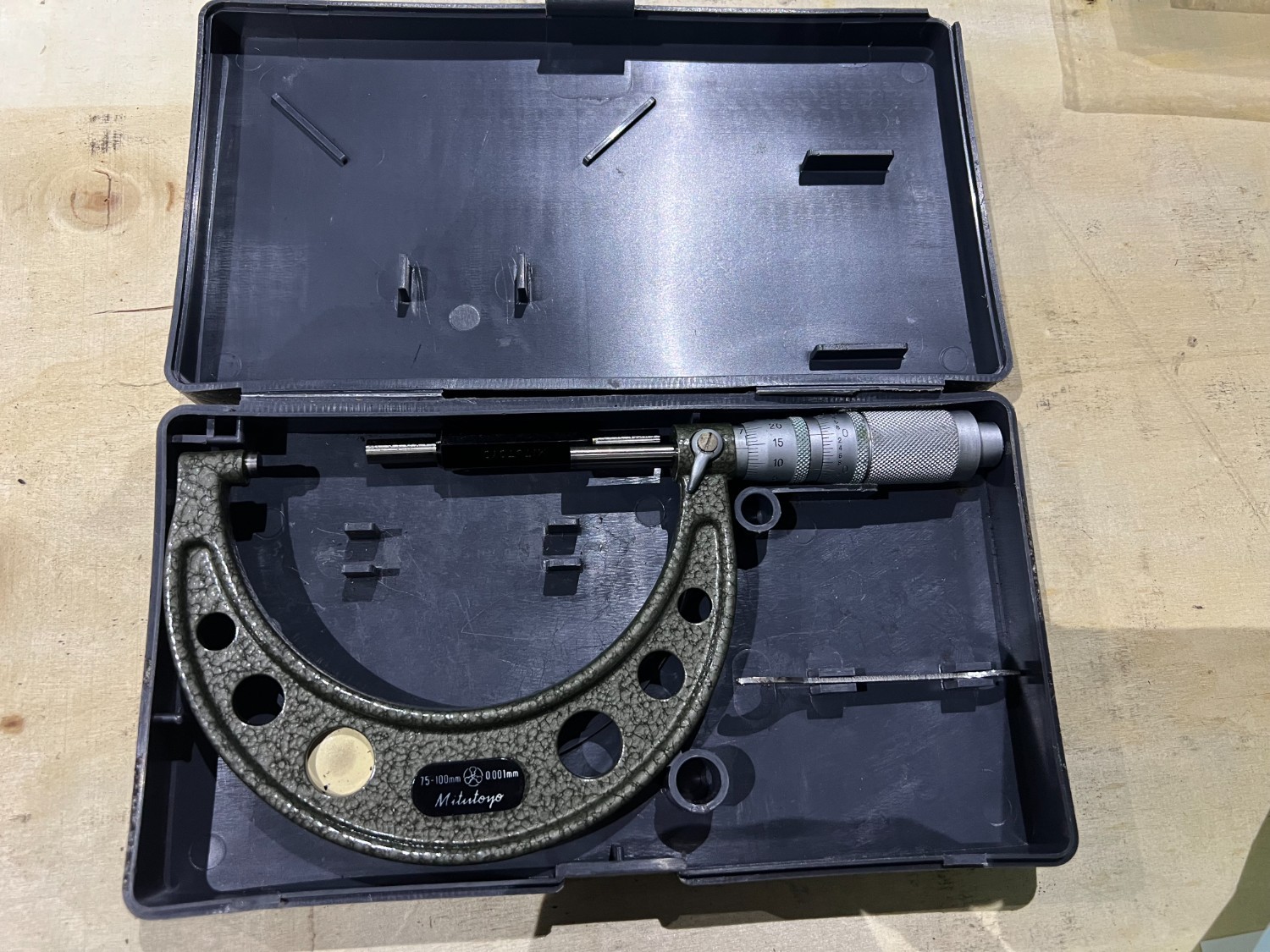 中古Outside micrometer 【外側マイクロメーター】75-100mm ミツトヨ/Mitutoyo