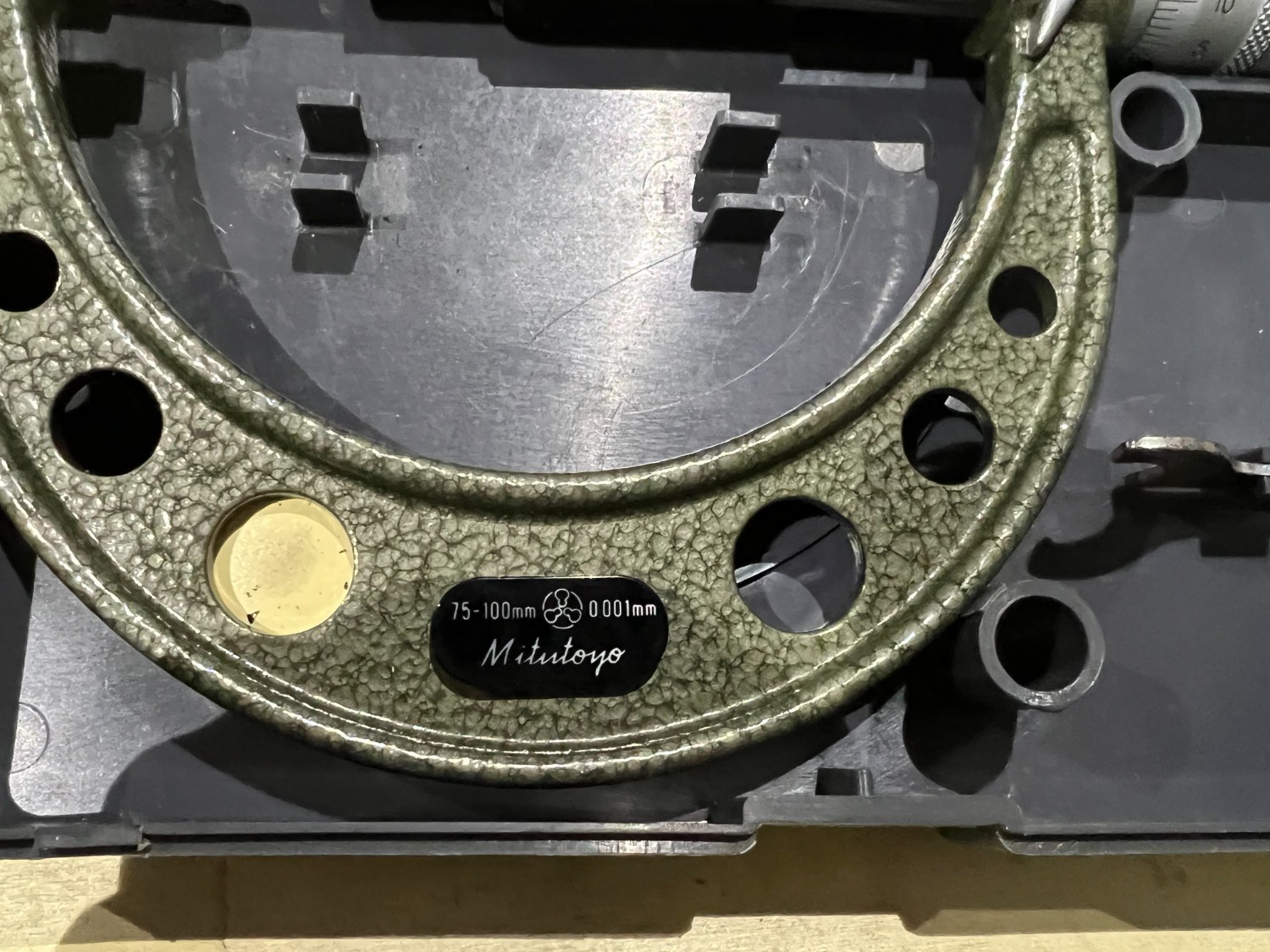 中古Outside micrometer 【外側マイクロメーター】75-100mm ミツトヨ/Mitutoyo