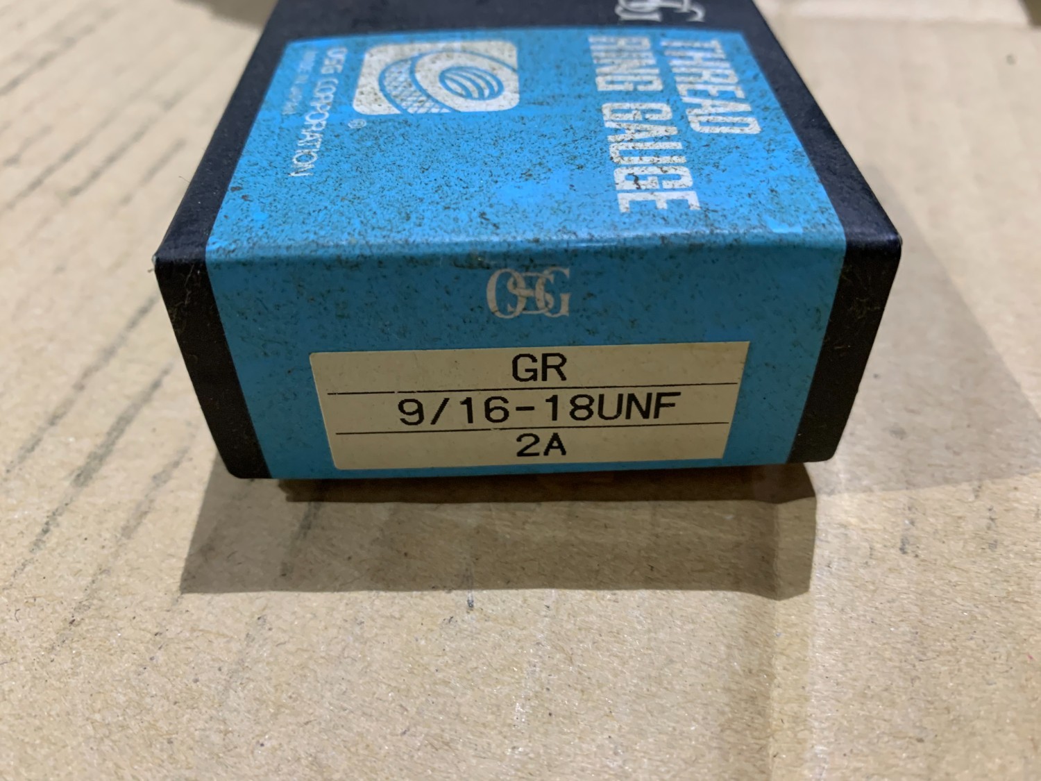 中古その他ゲージ 【リングゲージ】 GR 9/16-18UNF  2A OSG オーエスジー