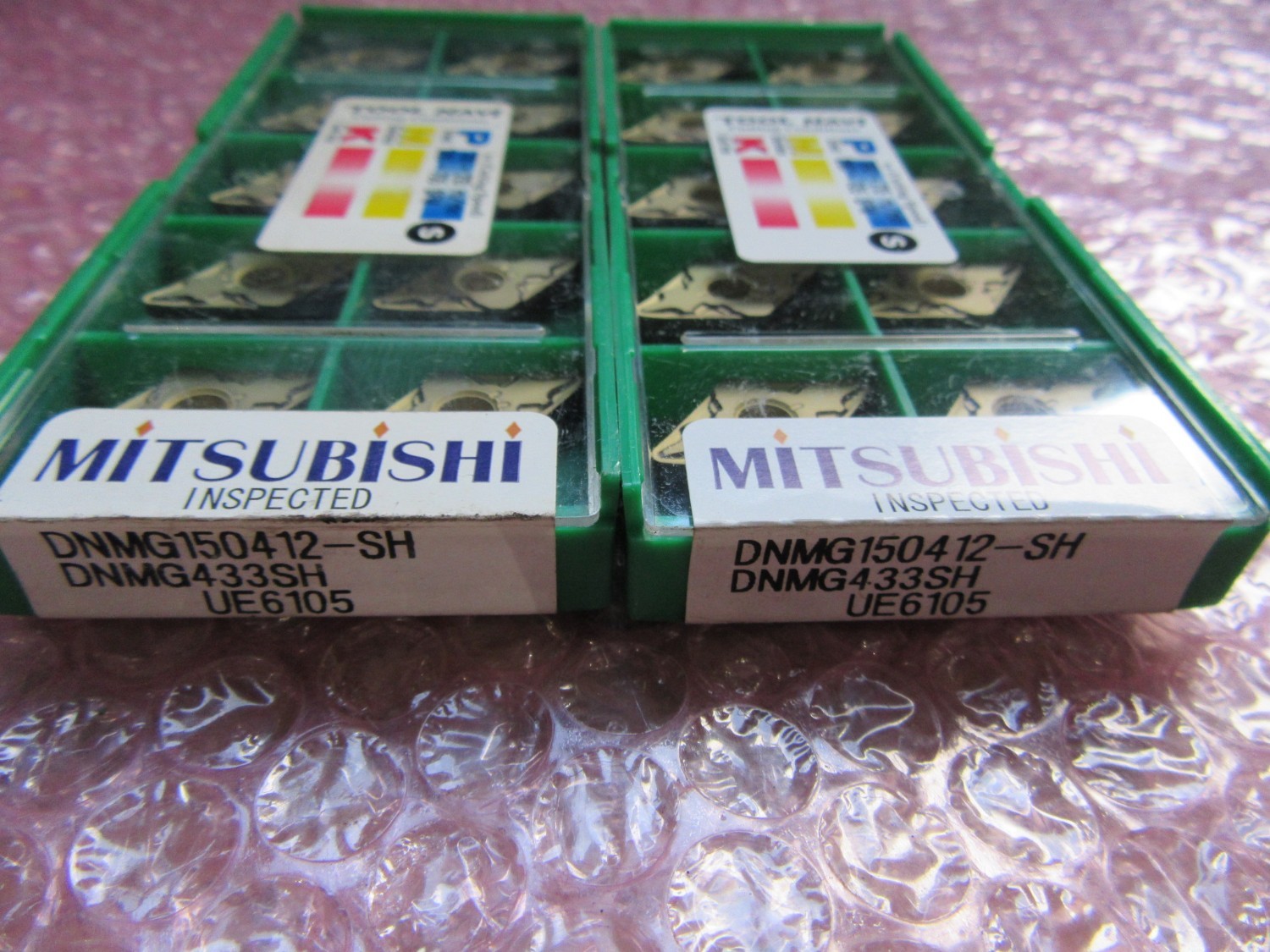 中古Cutting Exchange Chip 【チップ2個】DNMG150412E6105 MITSUBISHI 