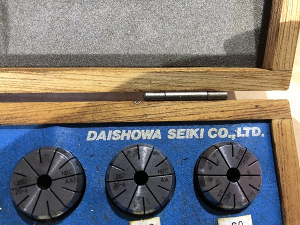 中古Spring collet [スプリングコレットセット]SNBC20 大昭和精機/BIG DAISHOWA