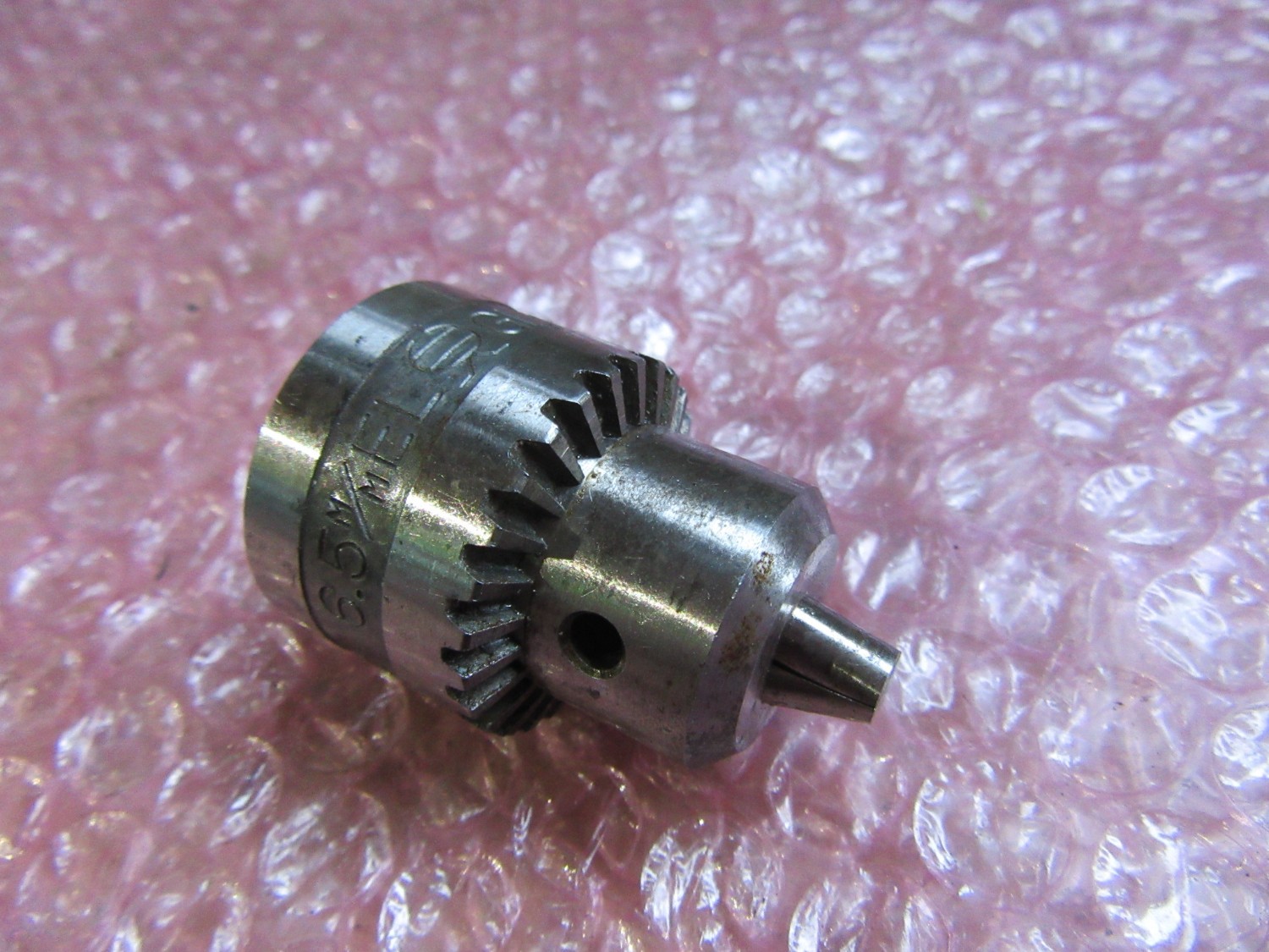 中古Straight drill 地球印ドリルチャック【6.5m/m 】 GLOBE