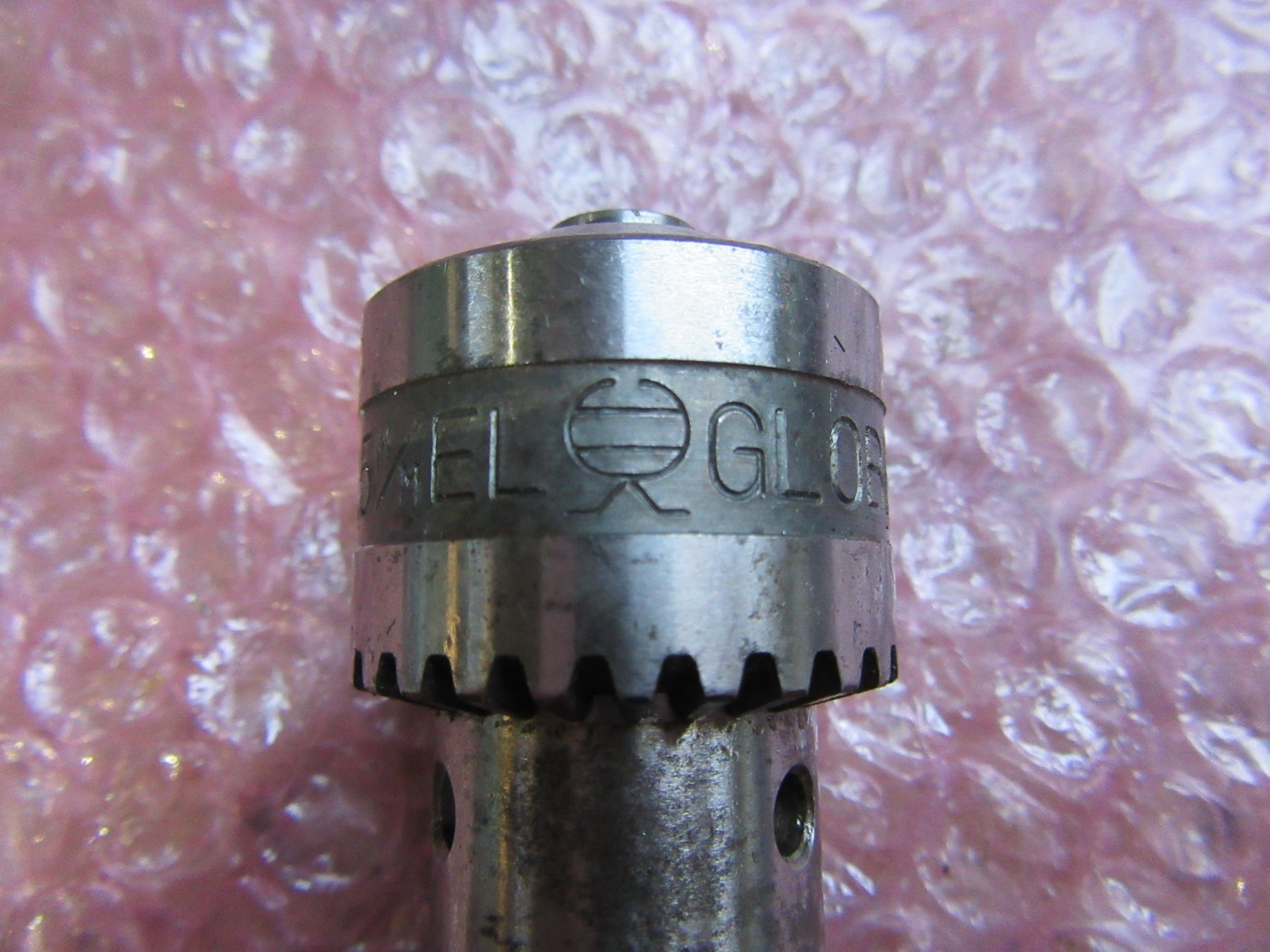 中古Straight drill 地球印ドリルチャック【6.5m/m 】 GLOBE