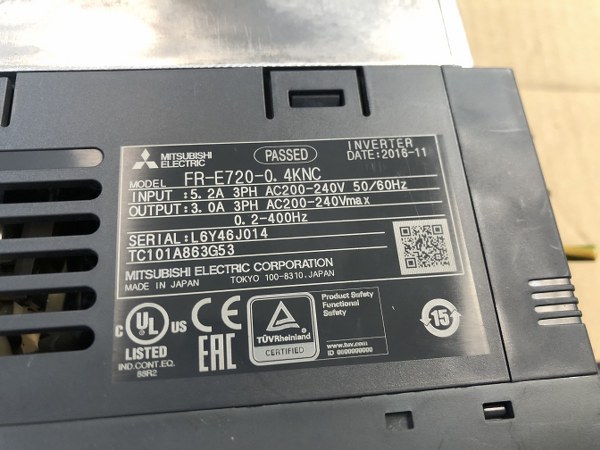 中古その他 [インバーター]FR-E720-0.4KNC 三菱/MITSUBISHI