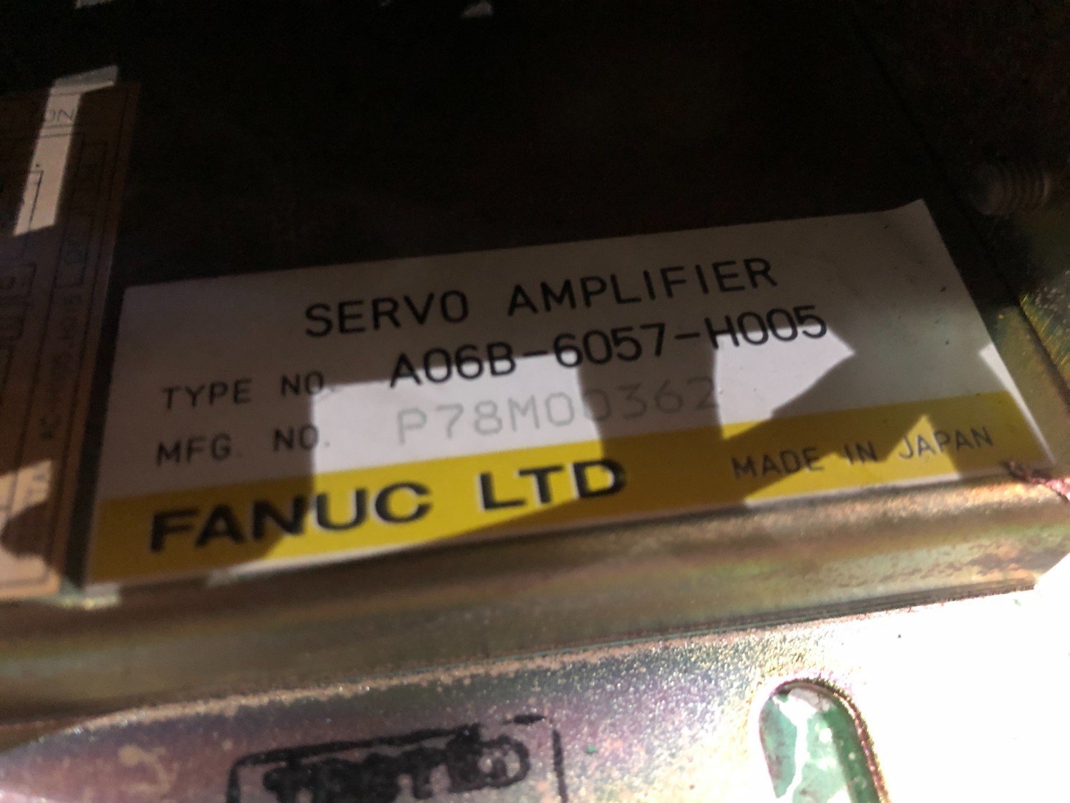 中古その他 【サーボアンプ】AO6B-6055-H005 ファナック/FANUC