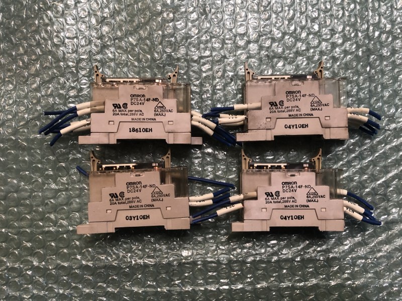 中古Special deals・Set etc 【セーフティリレーソケット】P7SA-14F-ND　DC24V（4個） オムロン/OMRON