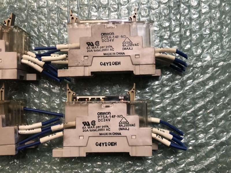 中古Special deals・Set etc 【セーフティリレーソケット】P7SA-14F-ND　DC24V（4個） オムロン/OMRON