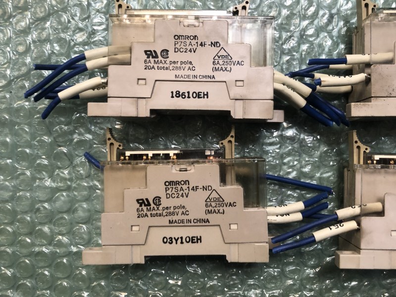 中古Special deals・Set etc 【セーフティリレーソケット】P7SA-14F-ND　DC24V（4個） オムロン/OMRON