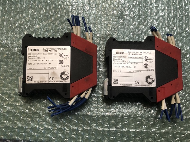 中古Special deals・Set etc 【安全リレーモジュール】HR1S-AF5130B（２個） 和泉電気/IDEC