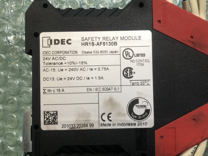 中古Special deals・Set etc 【安全リレーモジュール】HR1S-AF5130B（２個） 和泉電気/IDEC