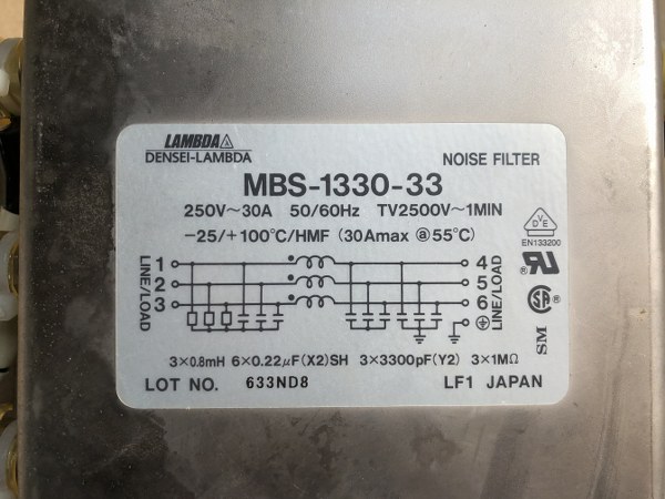 中古Other [ノイズフィルター]MBS-1330-33 TDK/ラムダ