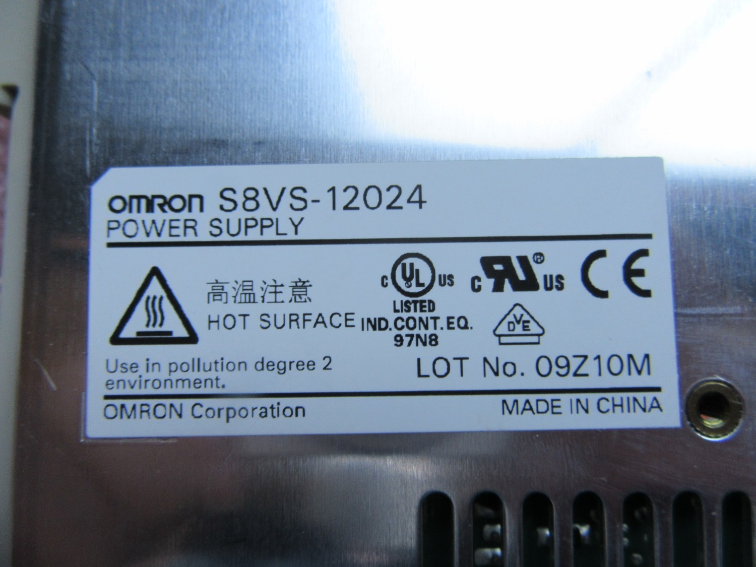 中古Other 【パワーサプライ】 S8VS-12024 OMRON