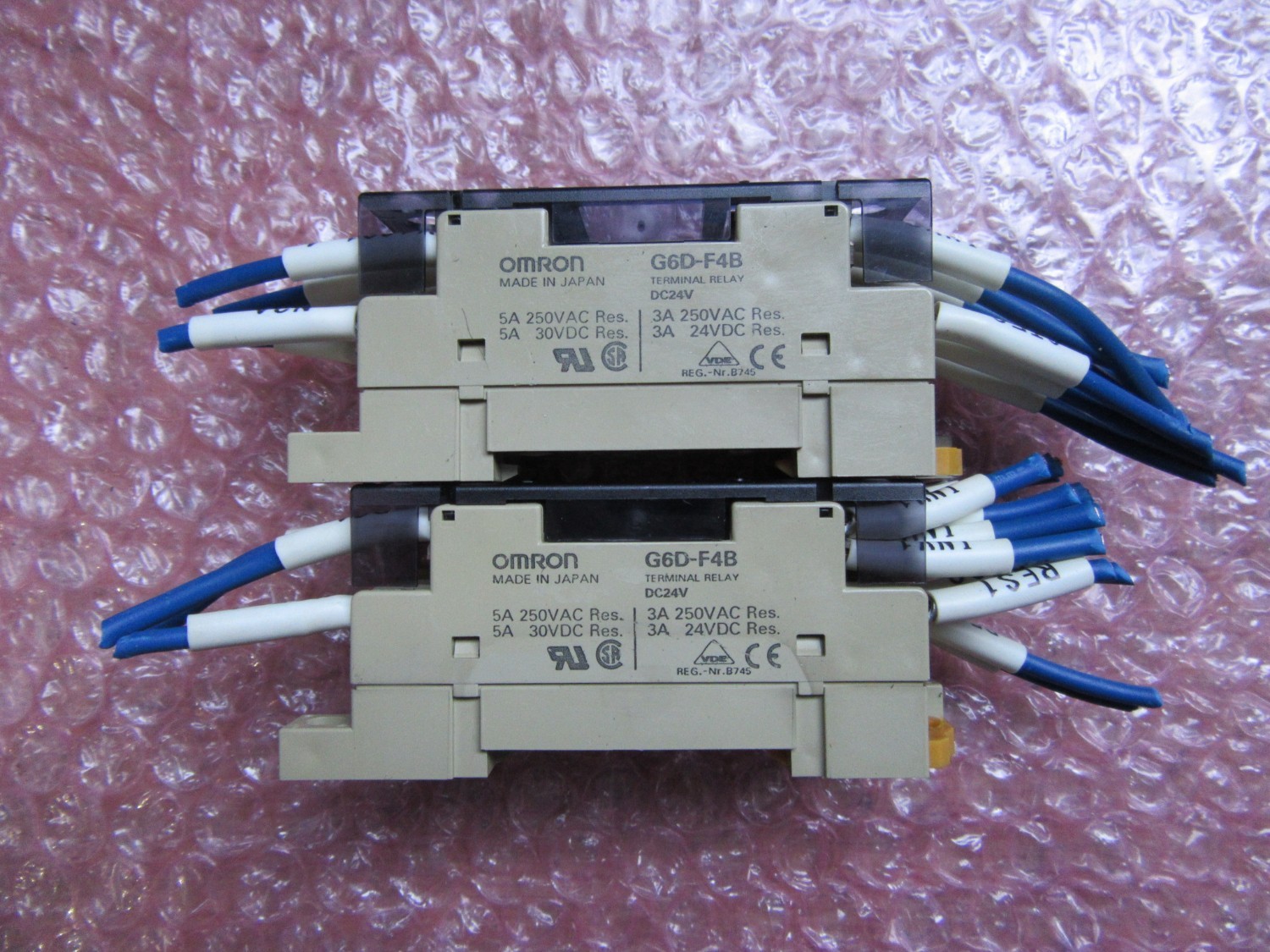 中古その他 【ターミナルリレー2個】G6D-F4B(DC24V) オムロン