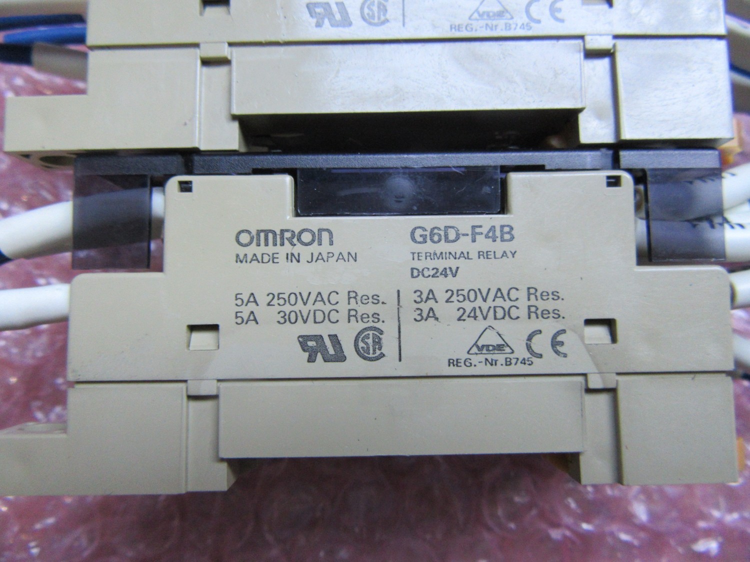 中古その他 【ターミナルリレー2個】G6D-F4B(DC24V) オムロン