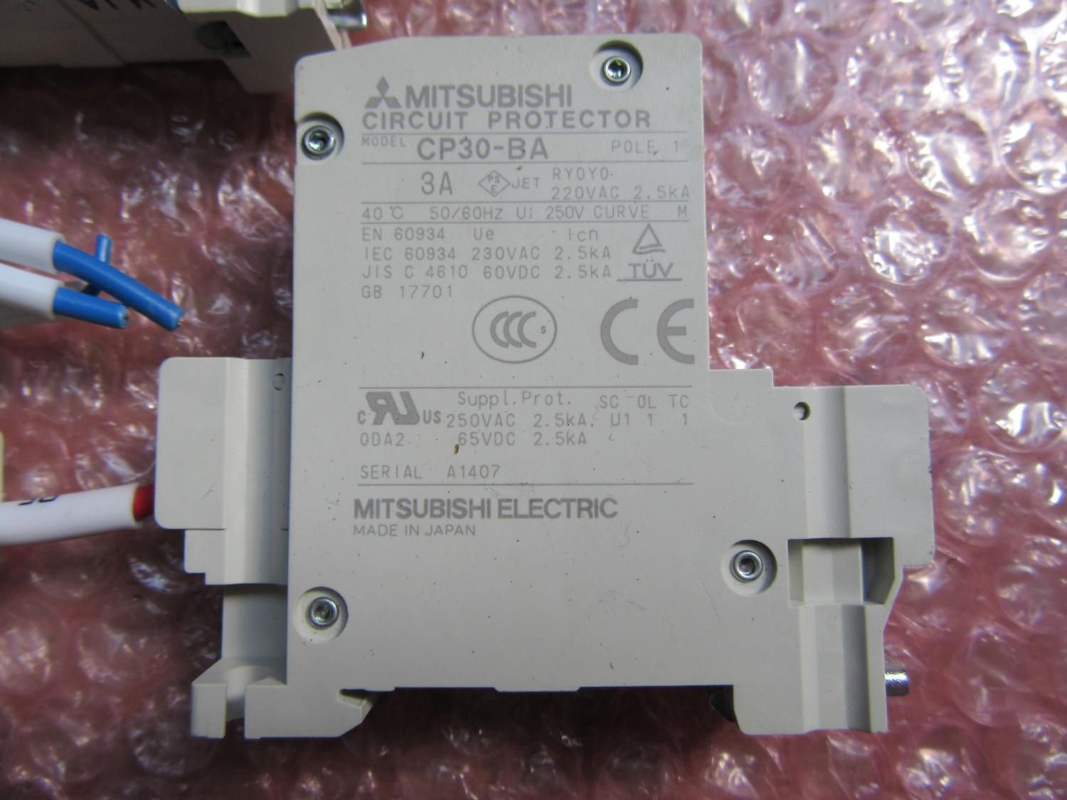 中古その他 【サーキットプロテクタ3個】CP30-BA(1A,3A)  三菱