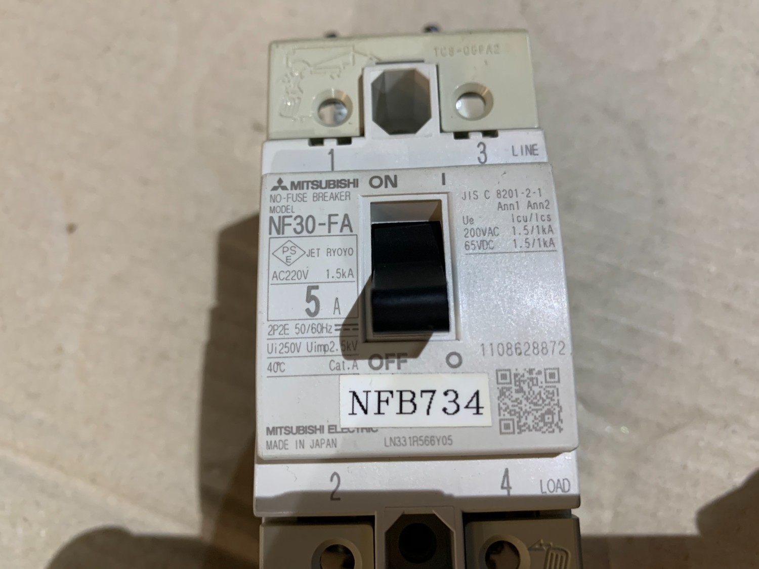 中古Other 【遮断器】  NF30-FA (5A) 三菱/MITSUBISHI