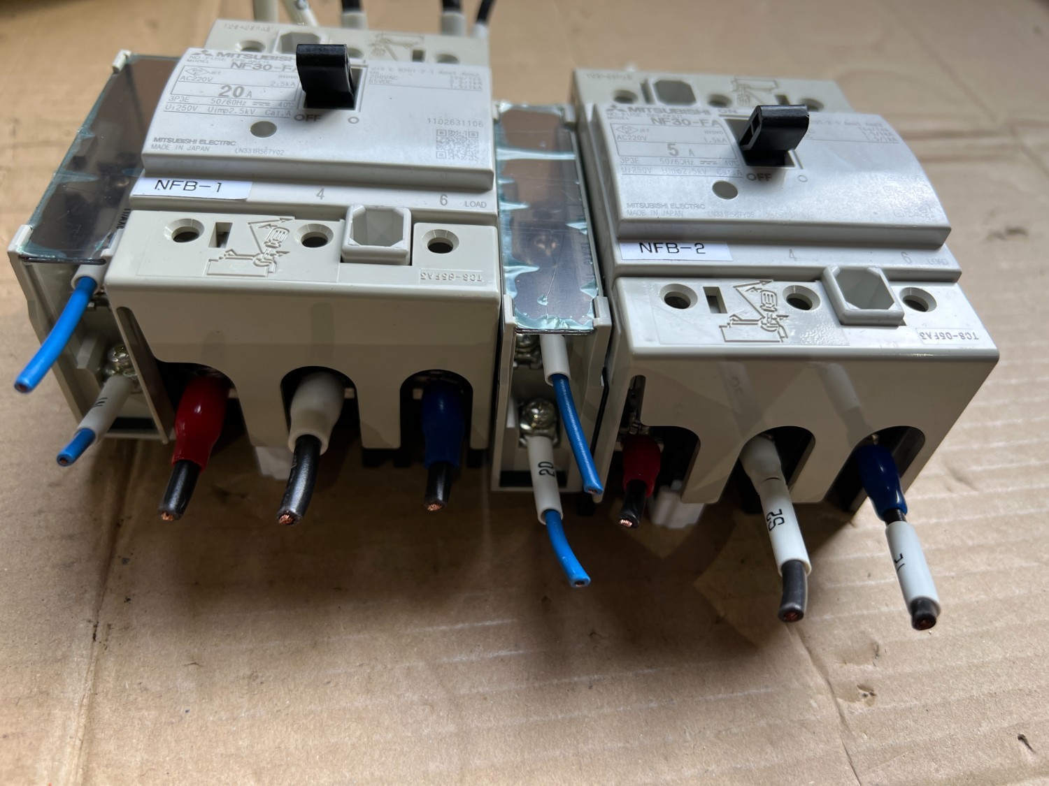 中古その他 【遮断器 NF-FAシリーズ2個】NF30-FA(20A) 三菱/MITSUBISHI