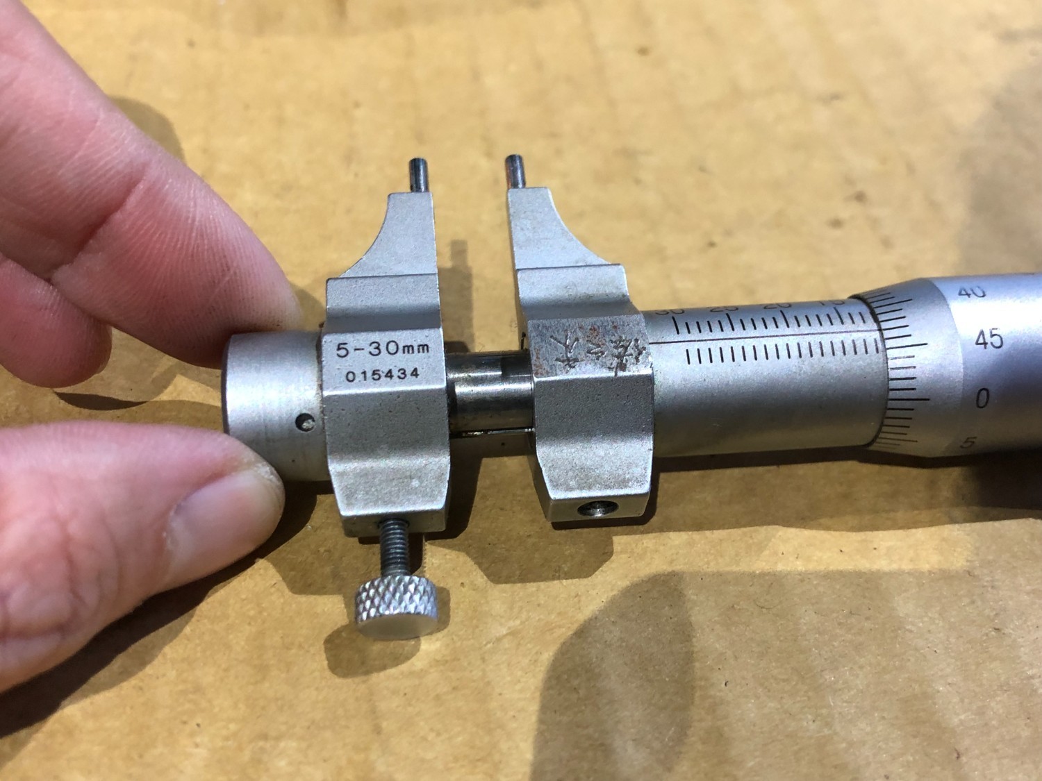 中古Inside micrometer 【キャリパー形内側マイクロメータ】145-185,IMP-30 ミツトヨ/Mitutoyo